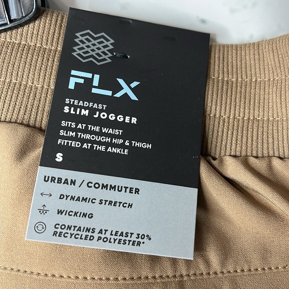 Men's FLX Steadfast Slim Jogger in Woodbridge size S NWT - Picture 5 of 5